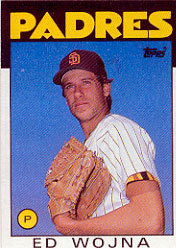 1986 Topps Baseball Cards      211     Ed Wojna